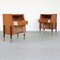 Teak Bedside Tables with Marble Tops, 1950s, Set of 2 8