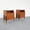 Teak Nachttische mit Marmorplatten, 1950er, 2er Set 11