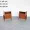 Comodini in teak con ripiani in marmo, anni '50, set di 2, Immagine 14