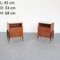 Teak Bedside Tables with Marble Tops, 1950s, Set of 2, Image 14