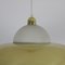 Brass and Metal Ceiling Lamp, 1970s 5