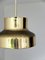 Brass & Leather Bumling Table Lamp by Anders Pehrson for Ateljé Lyktan, 1960s 7