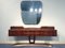 Mid-Century Italian Sideboard in Rosewood with Mirror by Vittorio Dassi, 1950s, Image 2