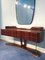 Mid-Century Italian Sideboard in Rosewood with Mirror by Vittorio Dassi, 1950s 5