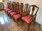 Italian Dutch Baroque Style Walnut Dining Chairs, 1960s, Set of 12, Image 6