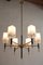 Lampadario Mid-Century moderno a 6 luci in vetro, Italia, anni '50, Immagine 7