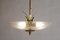 Italian Mid-Century Modern Pendant Lamp with Polka Dot Motif, 1950s 3