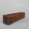 Mid-Century Belgian Carved Wenge Congolese Planter 1