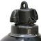 Vintage Industrial Black Enamel Pendant Lights, 1930s, Image 2