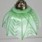 Art Deco Ceiling Lamp in Decorated Opaline 6