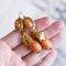 Vintage 9k Gold and Coral Earrings, 1960s, Image 7