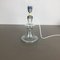 Danish Modern Drop Clear Glass Table Light Base by Holmegaard, 1960s, Image 6