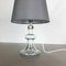 Danish Modern Drop Clear Glass Table Light Base by Holmegaard, 1960s 3