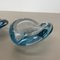 Danish Glass Shell Bowl Ashtrays by Per Lutken for Holmegaard, 1960s, Set of 3 7