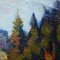 Summer Alpine Landscape, Oil on Canvas, Framed, Image 4