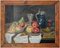 Still Life with Fruit, Late 1800s, Painting, Framed 2