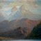Paesaggio alpino con ruscello, XIX secolo, Olio su tela, Incorniciato, Immagine 9