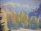 G. Bonavita, Alpine Lake, 1959, Oil on Cardboard, Image 8