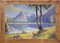 G. Bonavita, Alpine Lake, 1959, Oil on Cardboard, Image 1