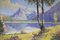 G. Bonavita, Alpine Lake, 1959, óleo sobre cartón, Imagen 2
