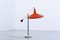 Red Panama Table Lamp by Wim Rietveld for Gispen, 1950s 3