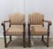 Mid-Century Chestnut Armchairs, Spain, Set of 2 6