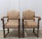 Mid-Century Chestnut Armchairs, Spain, Set of 2, Image 6
