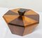 Mid-Century French Bicolor Octogonal Wooden Box 3