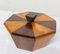 Mid-Century French Bicolor Octogonal Wooden Box, Image 3