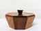 Mid-Century French Bicolor Octogonal Wooden Box 1