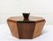 Mid-Century French Bicolor Octogonal Wooden Box, Image 1
