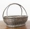 Mid-Century French Aluminium Basket Centerpiece 1