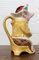 French Onnaing Style Pig Waiter Pitcher in Majolica, Early 20th Century 4
