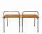 French Modernist Les Arcs Luggage Racks in Tubular Steel by Charlotte Perriand, 1950s, Set of 2, Image 9