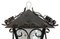 French Outdoor Wall Lanterns in Iron & Glass, Set of 2 7