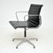 Sedie girevoli EA 108 in pelle di Charles & Ray Eames, set di 10, Immagine 10