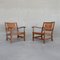 Mid-Century French Rush Armchairs, Set of 2 13