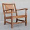 Mid-Century French Rush Armchairs, Set of 2, Image 1