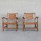 Mid-Century French Rush Armchairs, Set of 2, Image 11