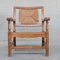 Mid-Century French Rush Armchairs, Set of 2, Image 7