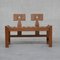 Mid-Century French Oak Guillerme et Chambron Lounge Chairs, Set of 2, Image 5