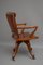Turn of the Century Mahogany Revolving Desk Chair, Image 2