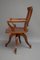 Turn of the Century Mahogany Revolving Desk Chair, Image 4