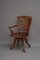 Turn of the Century Mahogany Revolving Desk Chair 1