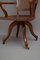 Turn of the Century Mahogany Revolving Desk Chair 5