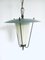 French Pendant Lantern Lamp, 1950s 1
