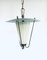 French Pendant Lantern Lamp, 1950s 12