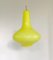 Yellow Opaline Glass Pendant Lamp by Massimo Vignelli for Venini Murano, Italy, 1950s 9