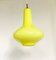Yellow Opaline Glass Pendant Lamp by Massimo Vignelli for Venini Murano, Italy, 1950s, Image 7