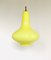 Yellow Opaline Glass Pendant Lamp by Massimo Vignelli for Venini Murano, Italy, 1950s 10